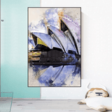 Affiche d’art de Sydney - Impression de paysage urbain australien