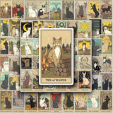 Gothic Tarot Mystic Cat Stickers Pack | Famous Bundle Stickers | Waterproof Bundle Stickers