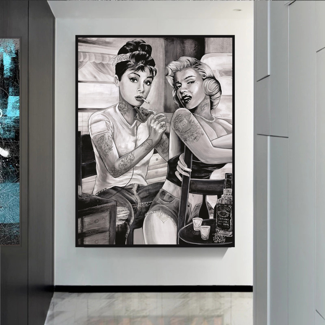 Tattoo-Klassiker – Audrey Hepburn und Marilyn Art