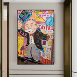 TaxFree - Alec Monopoly Canvas Wall Art Decor