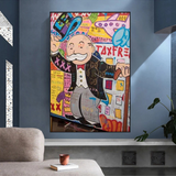 TaxFree – Alec Monopoly Leinwand-Wandkunst-Dekor