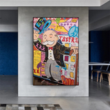 TaxFree - Alec Monopoly Canvas Wall Art Decor