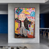 TaxFree – Alec Monopoly Leinwand-Wandkunst-Dekor