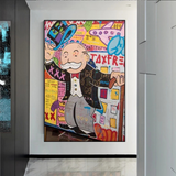 TaxFree – Alec Monopoly Leinwand-Wandkunst-Dekor