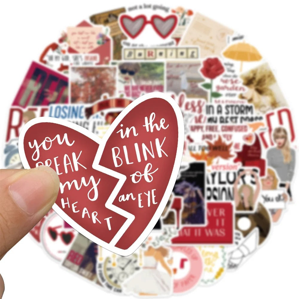 Taylor Swift Stickers Pack - Perfect for Fans and Music Lovers