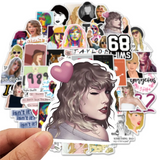 Taylor Swift Stickers Pack - Vibrant Designs of Famous Singer