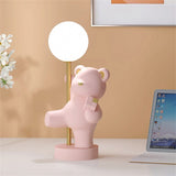 Teddy Bear Desk Table Lamp - Cottage Style Lighting