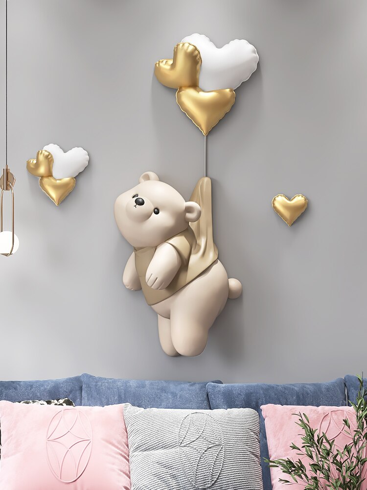 Teddy Bear Wall Decor: Bear Wall Hanging - Charming