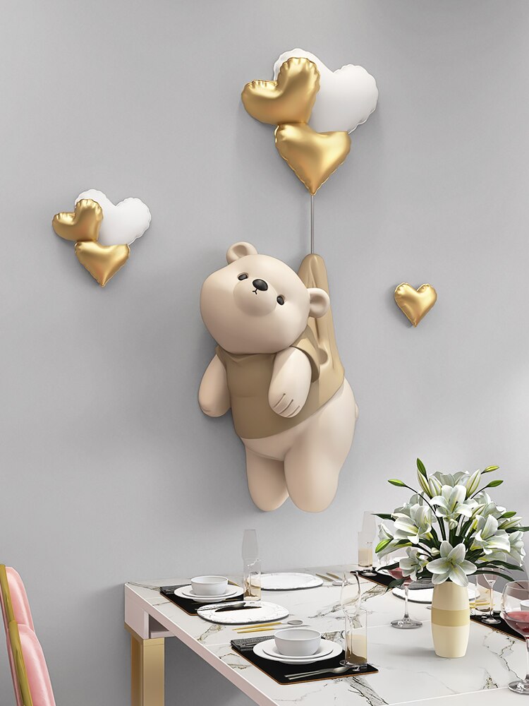 Teddy Bear Wall Decor: Bear Wall Hanging - Charming