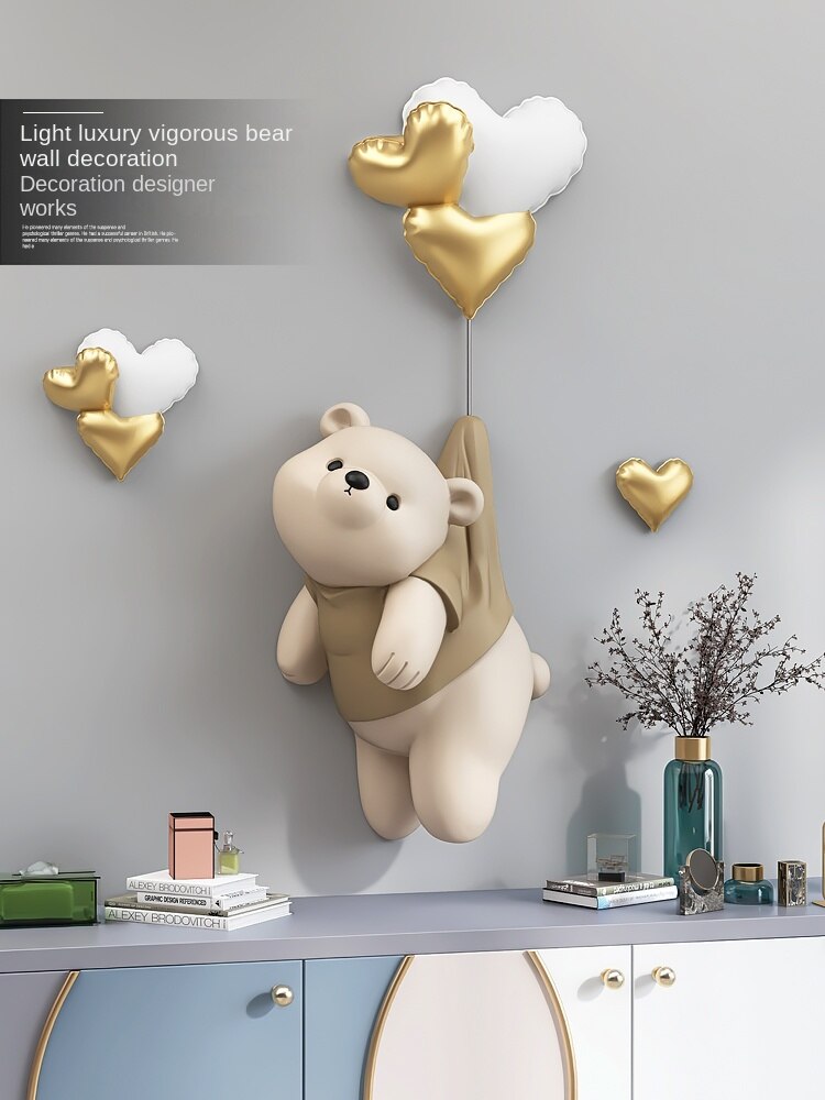 Teddy Bear Wall Decor: Bear Wall Hanging - Charming