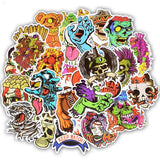 Terror Series 50 Stickers Pack | Famous Bundle Stickers | Waterproof Bundle Stickers