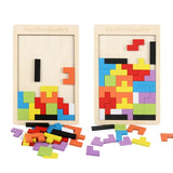 Tetris Brettspiel Holzpuzzle