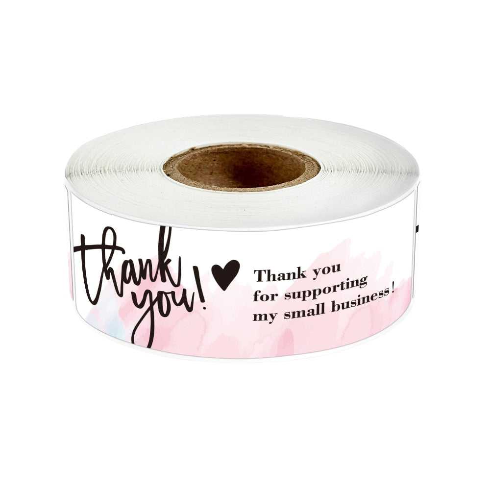 Thank You for Your Order Stickers Pack | Famous Bundle Stickers | Waterproof Bundle Stickers 120 pieces per roll