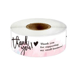 Thank You for Your Order Stickers Pack | Famous Bundle Stickers | Waterproof Bundle Stickers 120 pieces per roll