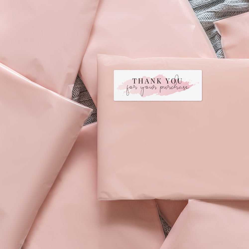 Thank You for Your Order Stickers Pack | Famous Bundle Stickers | Waterproof Bundle Stickers 120 pieces per roll