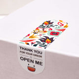 Thank You For Your Order Sticker for Seal Labels Floral Color Labels Sticker handmade Stationery Sticker