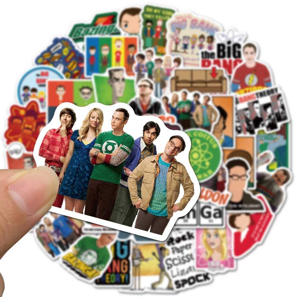 TV Show The Big Bang Theory Stickers Pack | Famous Bundle Stickers | Waterproof Bundle Stickers