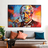 The Godfather Canvas Poster Wall Hanging - Cadeau d'art mural élégant et unique