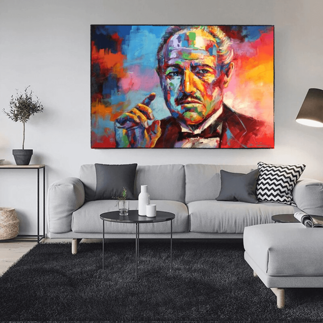 The Godfather Canvas Poster Wall Hanging - Stylish and Unique Wall Art Gift