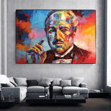 The Godfather Canvas Poster Wall Hanging - Cadeau d'art mural élégant et unique