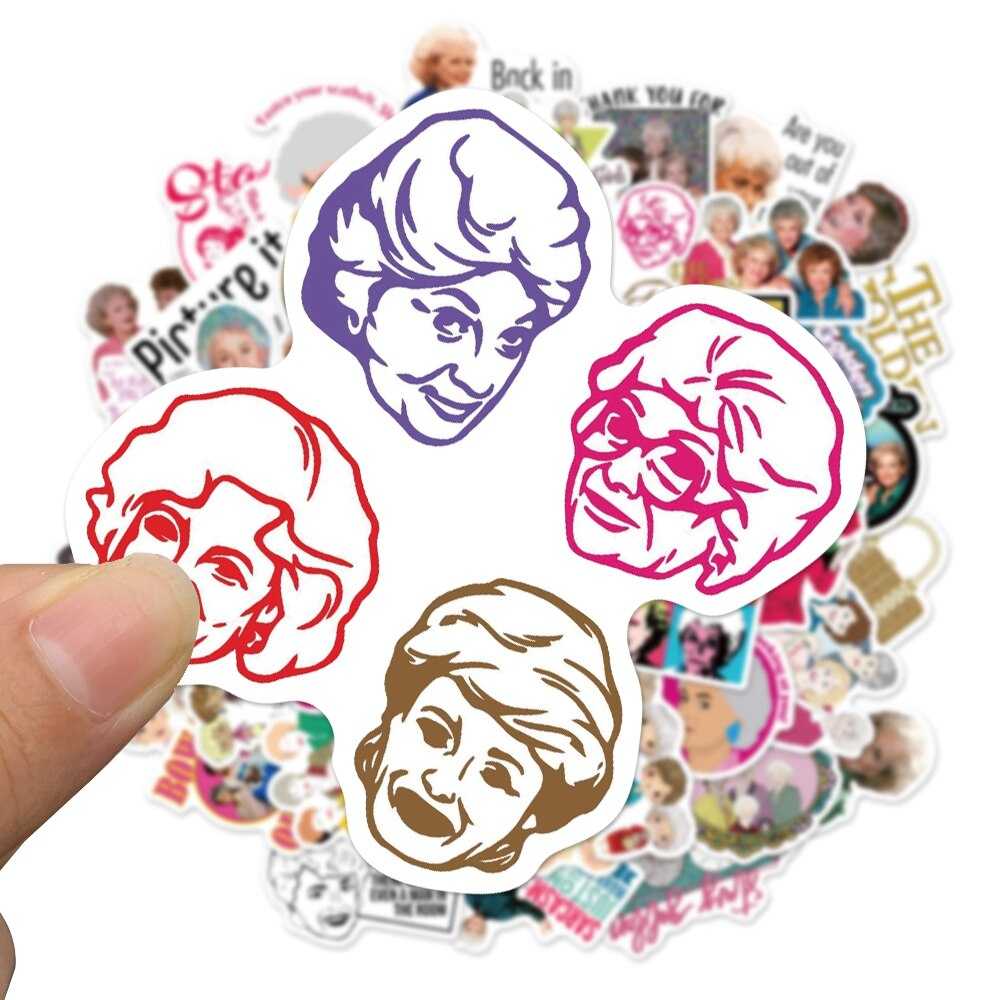 The Golden Girls Stickers Pack | Famous Bundle Stickers | Waterproof Bundle Stickers