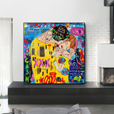 The Kiss Reproductions Canvas Wall Art