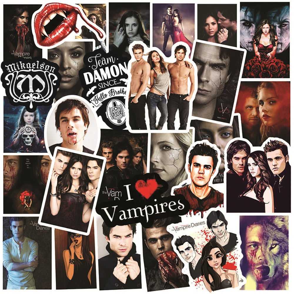 TV Show The Vampire Diaries Stickers Pack | Famous Bundle Stickers | Waterproof Bundle Stickers