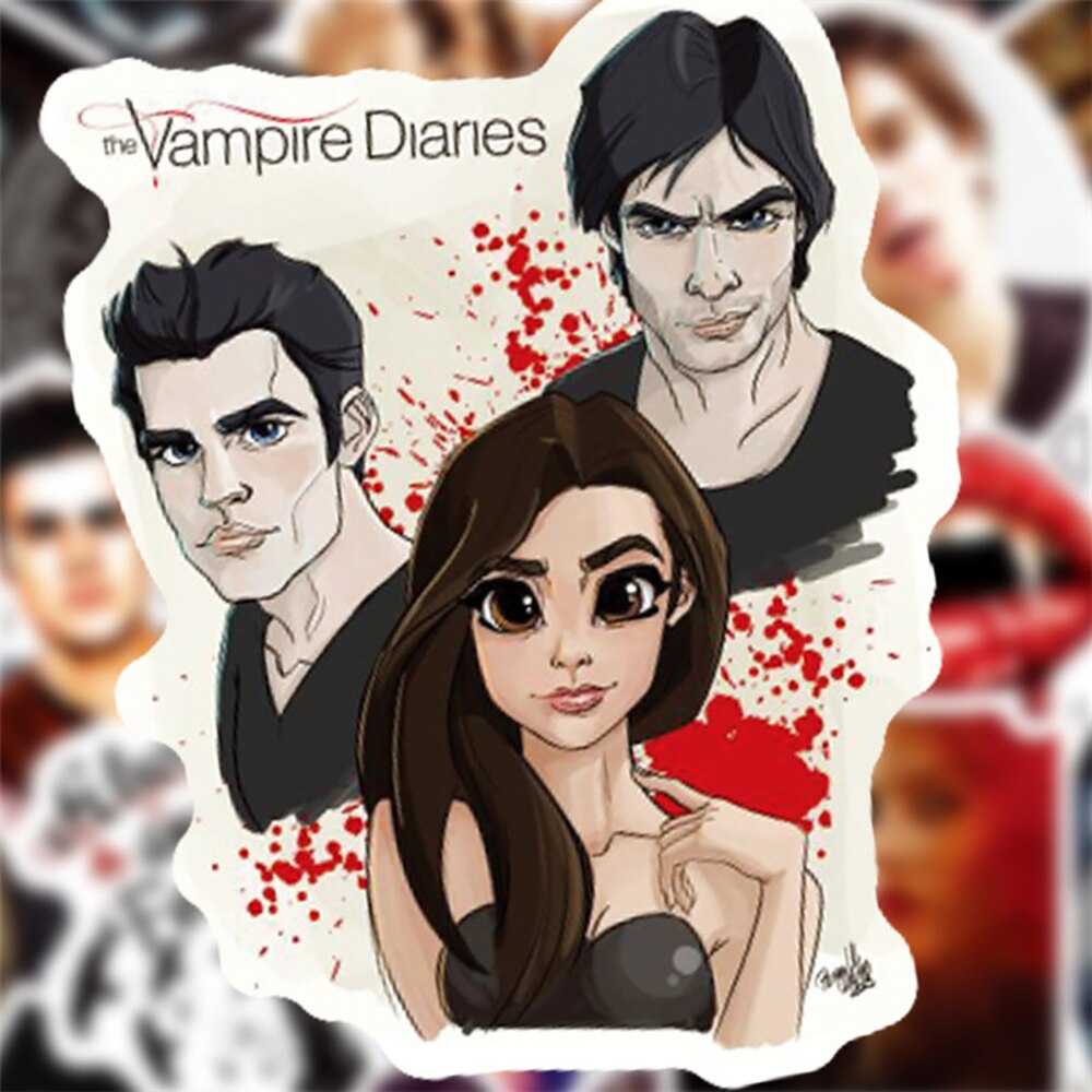 TV Show The Vampire Diaries Stickers Pack | Famous Bundle Stickers | Waterproof Bundle Stickers