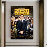 The Wolf of Wall Street Leonardo Dicaprio Canvas Wall Art