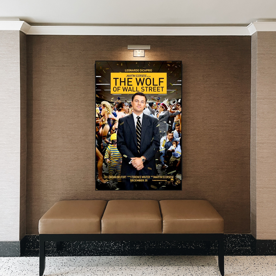 Der Wolf der Wall Street Leonardo Dicaprio Leinwand-Wandkunst