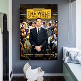 Le loup de Wall Street Leonardo Dicaprio toile murale Art