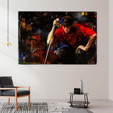 Tiger Woods Canvas Wall Art: Express Your Love for Golf