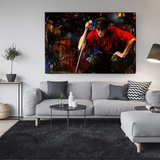 Tiger Woods Leinwand-Wandkunst: Drücken Sie Ihre Liebe zum Golf aus