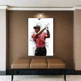 Tiger Woods Leinwand-Wandkunst – inspirierende Sport-Erinnerungsstücke