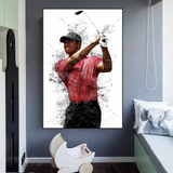 Tiger Woods Canvas Wall Art – Inspiring Sports Memorabilia