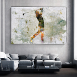 Tiger Woods Canvas Wall Art: Uniquely Captivating Décor