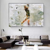 Tiger Woods Canvas Wall Art: Uniquely Captivating Décor