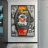 Time is Money Canvas Wall Art: Stunning Hublot