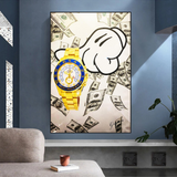 Time is Money Poster - Motivational Wall Art