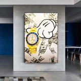 Time is Money Poster - Art mural de motivation