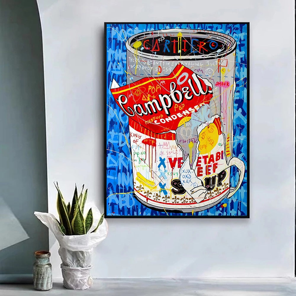 Tomato Soup Canvas Wall Art