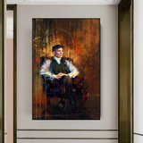 Tommy Shelby Peaky Blinders Drama Leinwand-Wandkunst