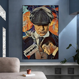 Tommy Shelby Peaky Blinders Art mural sur toile dramatique