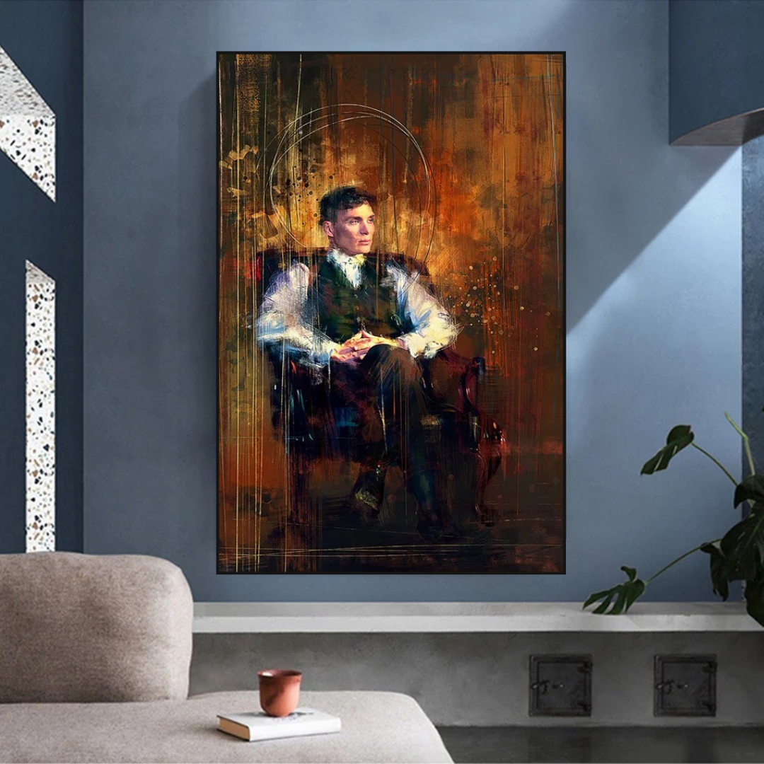 Tommy Shelby Peaky Blinders Drama Canvas Wall Art