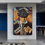 Tommy Shelby Peaky Blinders Art mural sur toile dramatique