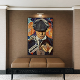 Tommy Shelby Peaky Blinders Art mural sur toile dramatique