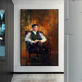 Tommy Shelby Peaky Blinders Art mural sur toile dramatique