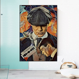 Tommy Shelby Peaky Blinders Art mural sur toile dramatique