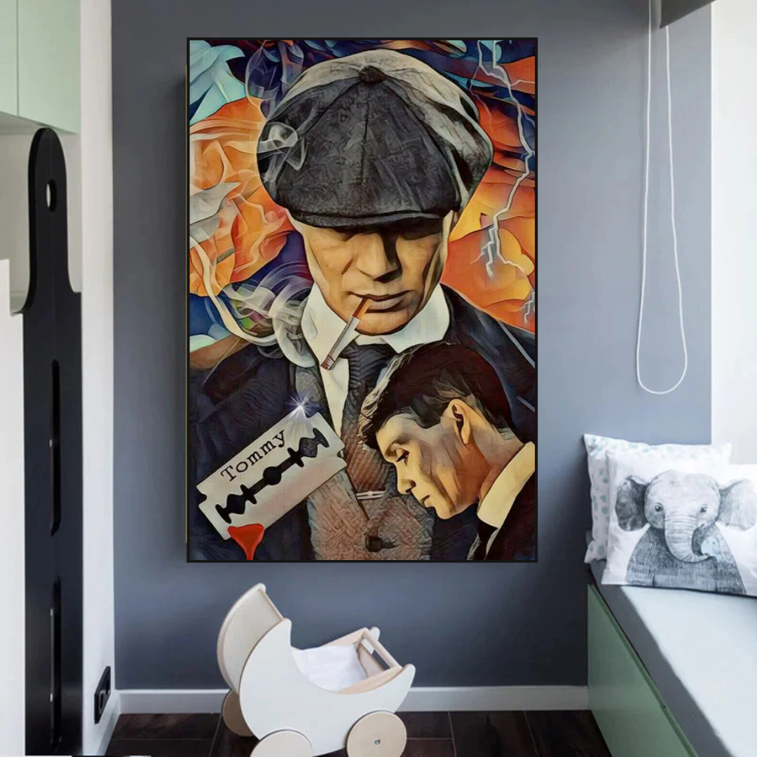 Tommy Shelby Peaky Blinders Drama Leinwand-Wandkunst