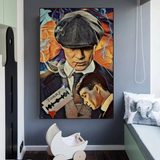 Tommy Shelby Peaky Blinders Art mural sur toile dramatique